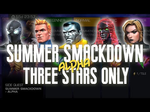 Summer Smackdown Alpha, 3-stars Only (Master) | Itemless | Marvel Contest of Champions