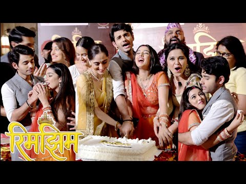 Rimjhim |100 Episode Cake Cutting Celebration |Yashika Sharma and Himanshu Awasthi |Dangal TV 