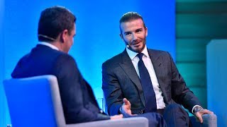 Talks at GS – David Beckham on the Secret to His Success