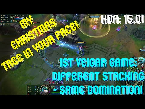 Let's stack em all! Let's get the highest farm in-game! - Veigar Mid - League of Legends