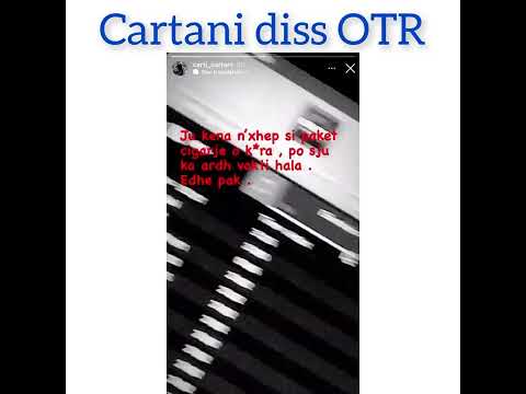 Cartani diss OTR 😲
