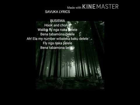 Slap dee ft busiswa Savuka lyric video