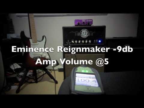 EMINENCE REIGNMAKER FDM SPEAKER VS THD HOTPLATE comparison single coils