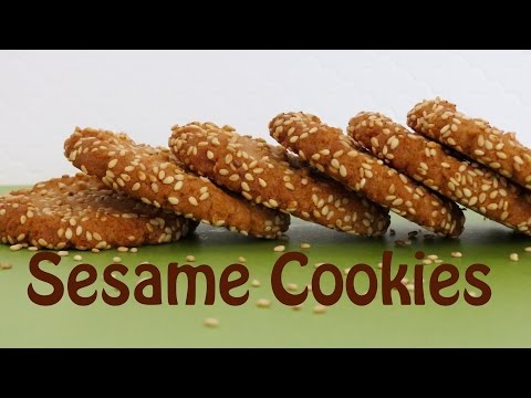Easy Cookie Recipe -- Tahini Cookies -- The Frugal Chef