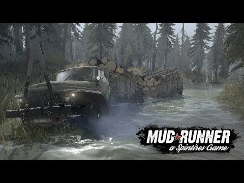 Spintires: MudRunner #12 I DER SUMPF ► Lkw Holztransport durch den Sumpf [Deutsch/HD]