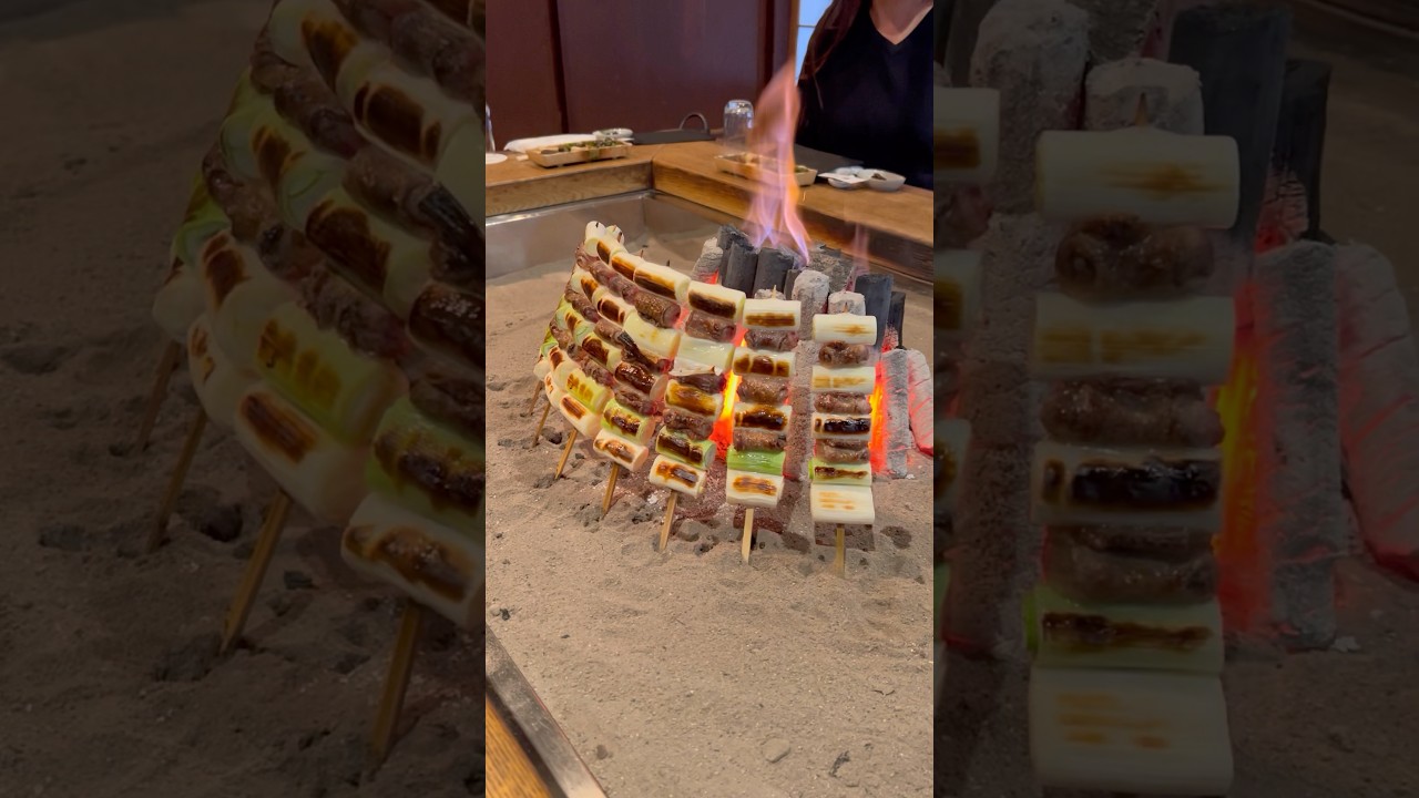 古民家の囲炉裏でいただく野生の宴。　#japanesefood #柳家