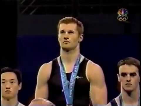 Medal Ceremony Alexei Nemov (Sydney Olympics 2000) Russian Anthem 2000