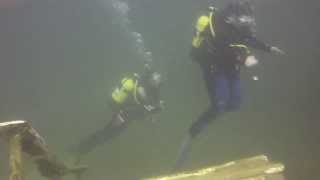 preview picture of video 'Scuba Diving at Capernwray 17th July 2013 Dive 2 - AOW Student & ROV'