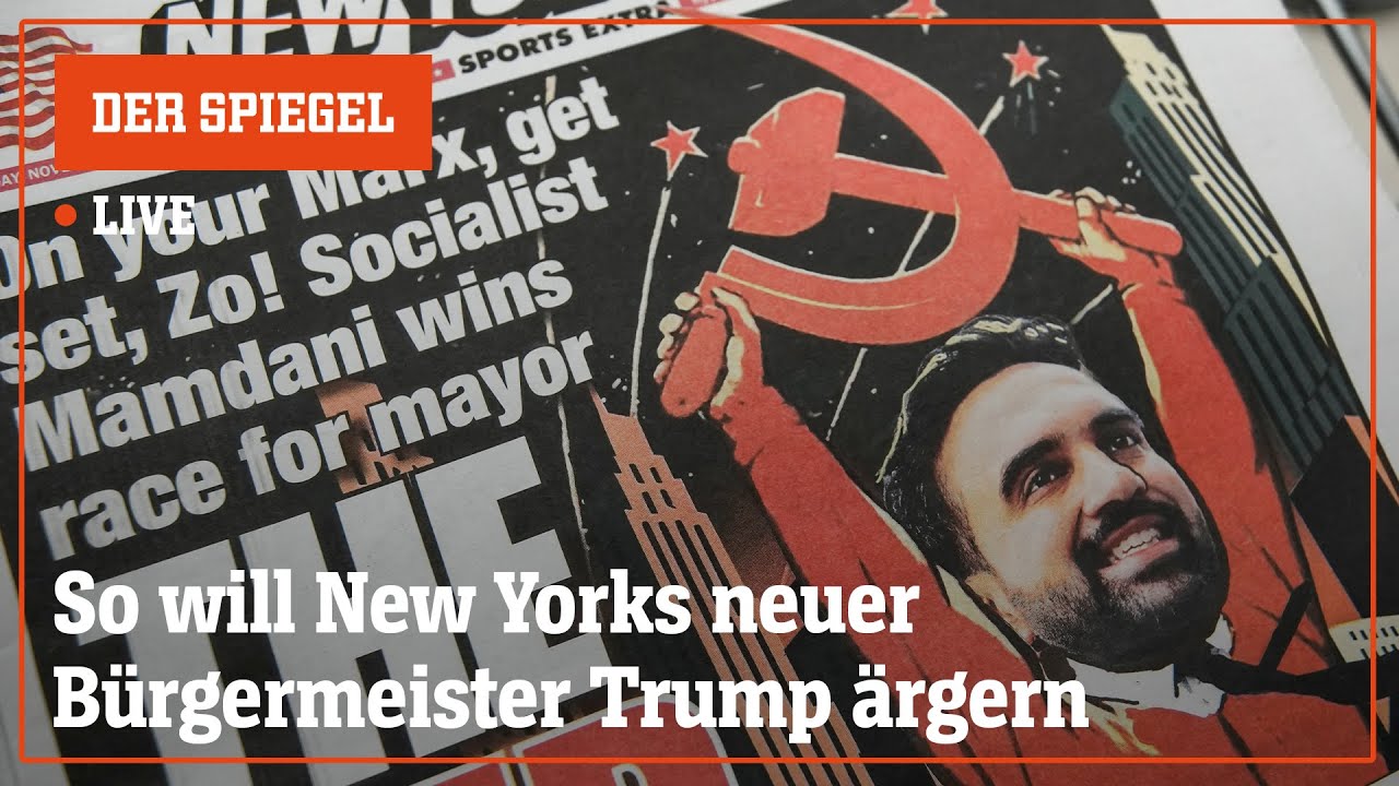 Livestream: Pressekonferenz von New Yorks neuem Bürgermeister | DER SPIEGEL