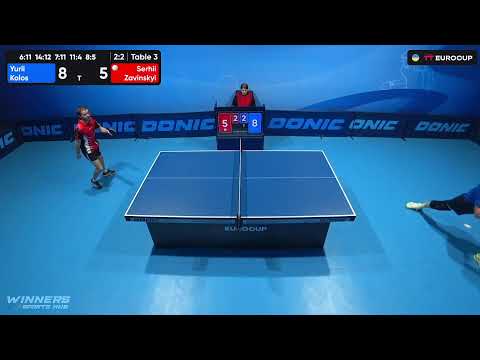 09:55 Yurii Kolos  - Serhii Zavinskyi 16.08.2023 TT Euro.Cup Ukraine Star. TABLE 3