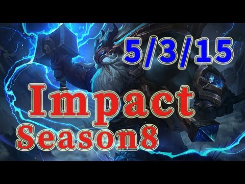 Team Liquid Impact Ornn TOP vs Malphite Patch 8.16