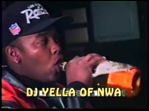 N.W.A Chilling In Studio (1990) Lost Footage pt.10 (DJ Yella of NWA)