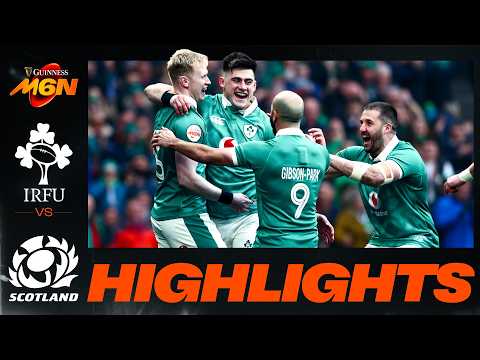 HIGHLIGHTS | Ireland v Scotland | Triple crown won and the championship hopes remain alive!