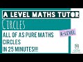 All Of Circles In 25 Minutes Chapter 6 A Level Pure Maths Revision