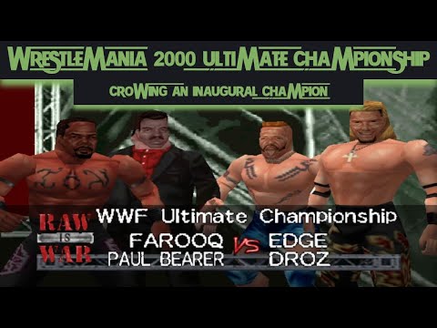 Crowing an Inaugural Champion | WWF Ultimate Championship | WWF WrestleMania 2000 (N64)