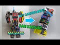 MEMBUAT TOBOT MAGMA 6 DARI KARDUS BISA BERUBAH DIY CARDBOARD TOBOT MAGMA 6