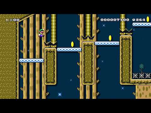 Muncher Forest platformer by Lastsora 🍄 Super Mario Maker 2 😶 No Commentary　#acm