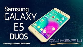 Samsung E500H Galaxy E5 (White) - відео 4