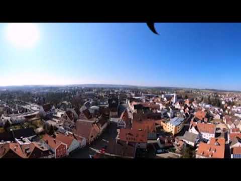 Aichach aus der Vogelperspektive