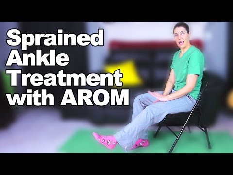 Sprained Ankle Treatments - Ask Doctor Jo Video