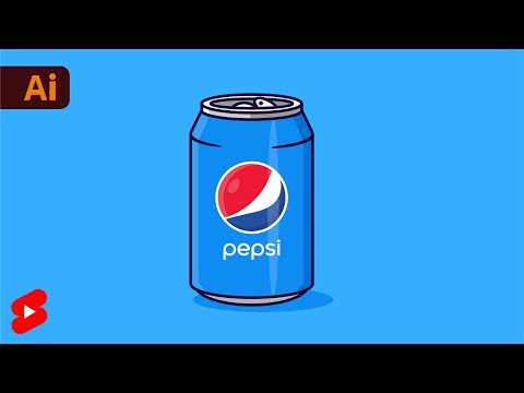 Adobe Illustrator Speed Art Draw Vector Soda Can Shorts