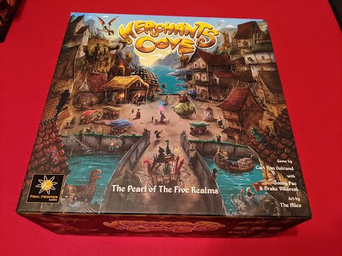 Merchants Cove Kickstarter Unboxing Part 1