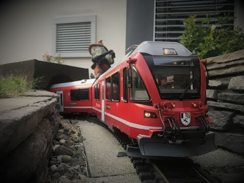 Modelleisenbahn Spur H0/1:87-LGB Anlage in der Schweiz SBB