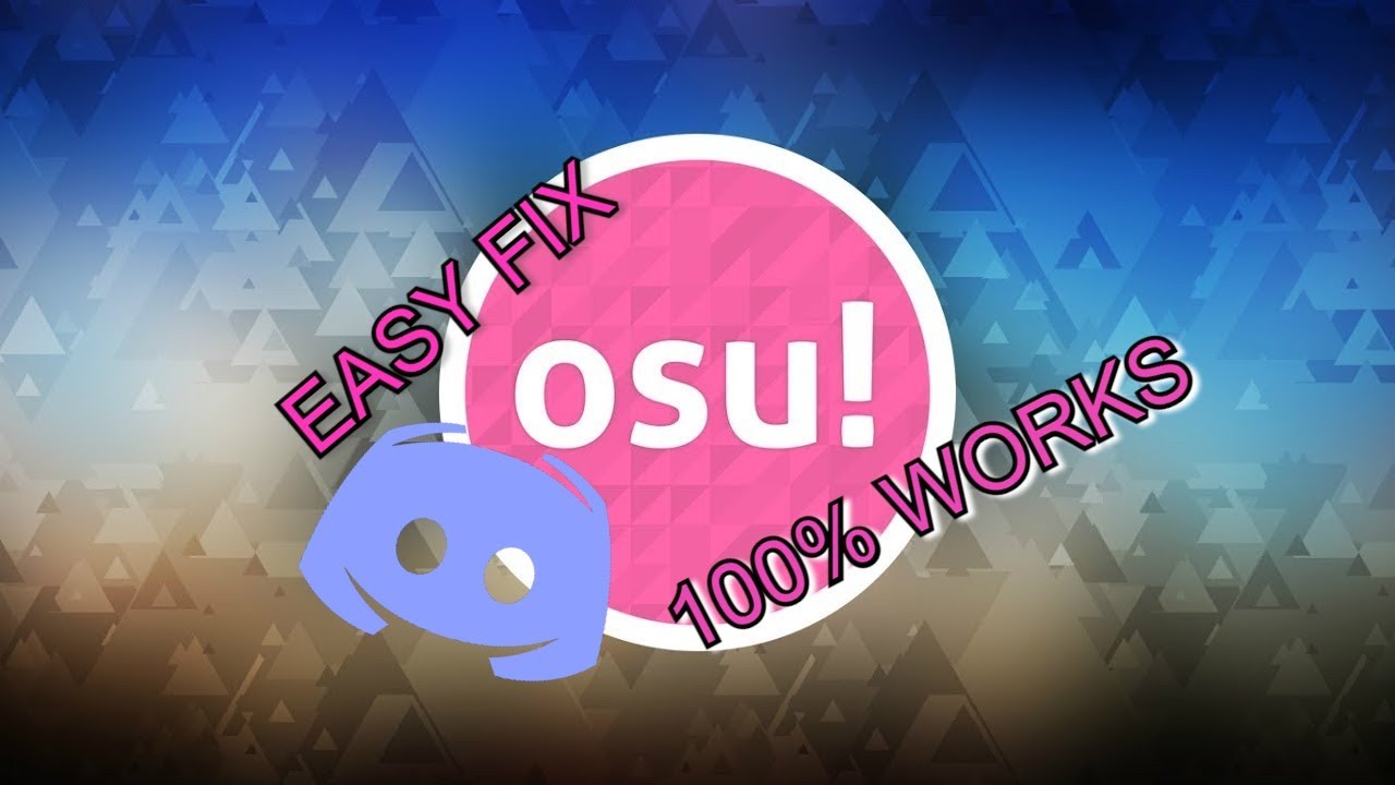 HOW TO FIX OSU STREAM IN DISCORD EASY FIX