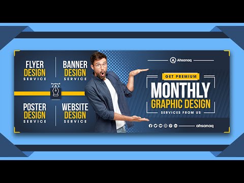 Illustrator Tutorial Facebook Banner Design for Travel Agency