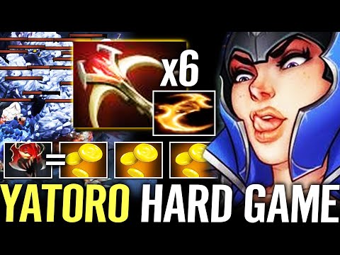 🔥 YATORO Luna Hard PUB GAME — MoM + Daedalus 225% Crit DMG 100% Legit Carry Dota 2 Pro