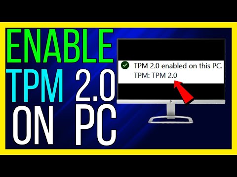 How to Enable TPM 2.0 in Windows 11 (2026 METHOD)