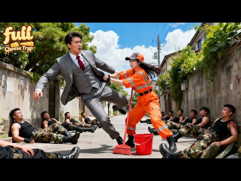 No One Challenged The CEO—Until A Poor Girl Beat His 99 Guards And Shoved Him! Love Coming!