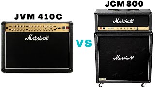 Video thumbnail for Marshall JVM 410C vs Marshall JCM 800 | Heavy Tones!! by Hollywood Rare Guitars