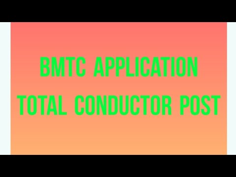 bmtc application total conductor post