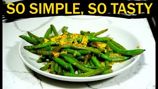 Sauteed Green Beans w Garlic, Lemon, & Olive Oil Recipe