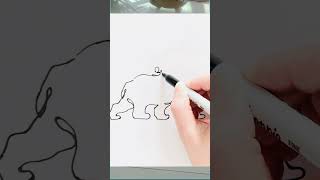 How to Create Satisfying Art #short #shorts #bears #drawing