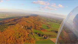 preview picture of video 'Porta Westfalica autumn ridge soaring with DSA'