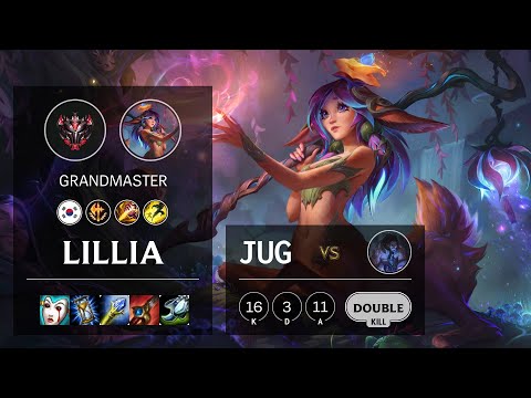 Lillia Jungle vs Sylas - KR Grandmaster Patch 10.16