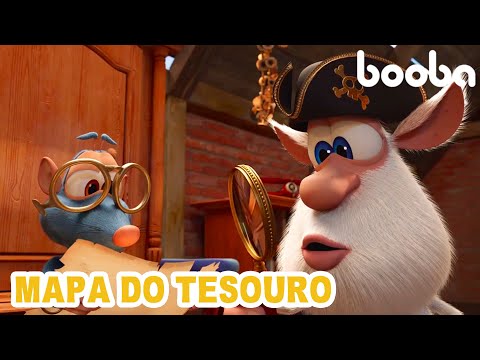 Capa de Booba 😎 Mapa do tesouro ⭐  Desenhos Animados Engraçados Para Crianças