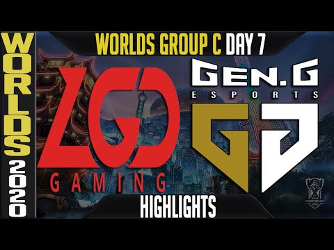 LGD vs GEN Highlights | Worlds 2020 Group C Day 7 - LoL World Championship | LGD Gaming vs Gen G