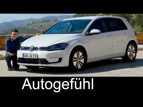 Volkswagen e-Golf FULL REVIEW VW eGolf range Facelift 2018/2017 - Autogefühl