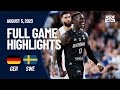 Germany vs Sweden Full Game Highlights (Friendly Game In FIBA World Cup 2023)
