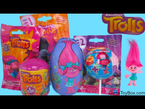 Dreamworks Trolls Surprise Toys Light Up Fashion tag Blind Bags Series 1 2 Chupa Chups Lollipop Caps