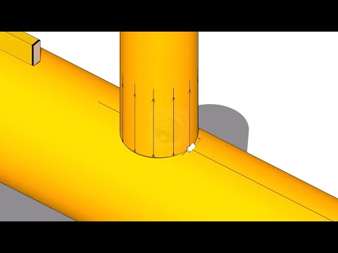 FIT UP AND INSPECTION OF ELBOWS OF ANY DEGREE WITH TWO RIGHT ANGLES