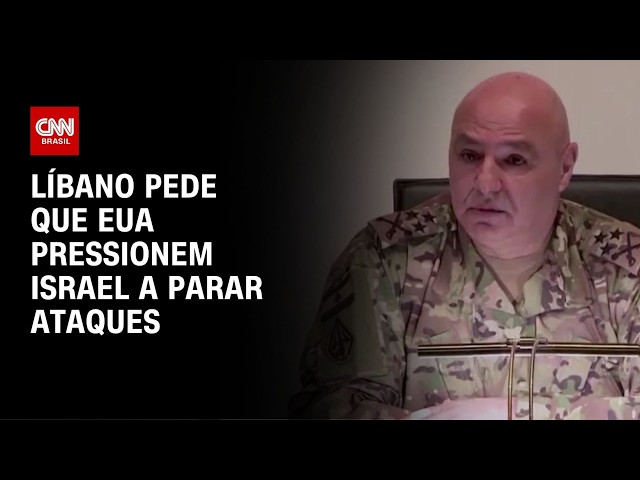 Líbano pede que EUA pressionem Israel para parar ataques | CNN 360º