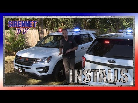 A 2017 Ford Utility Patrol Vehicle Installation