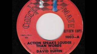 DAVID RUFFIN  Action Speaks Louder Than Words  JUL '61
