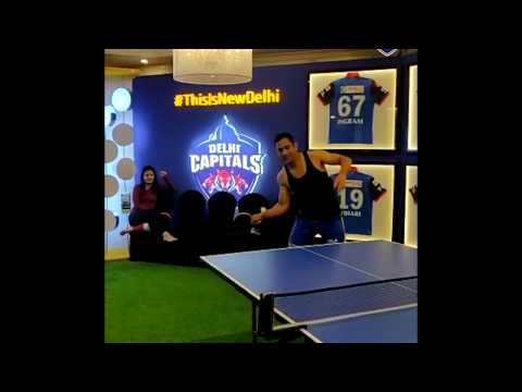 MS Dhoni vs Shreyas Iyer Table Tennis Match
