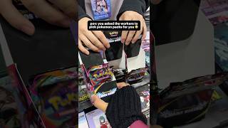 pov: you asked the workers to pick pokemon packs for you 7 😭 (chaos rising) #pokemon #pokemontcg