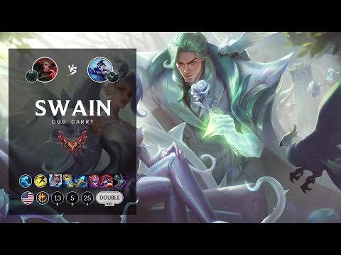 Swain Bot vs Ashe - NA Grandmaster Patch 12.15